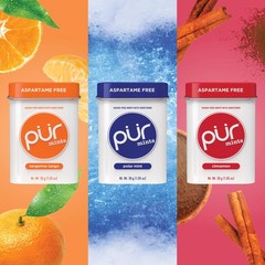 PUR Mints | Aspartame Free | Made with 30 Count (Pack of 5), Variety