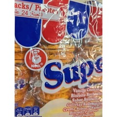 NOEL SUPER 2 VANILLA COOKIES BISCUITS PACK OF 24 INDIVIDUAL WRAPED PACKAGES