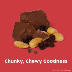 Chunky, Bulk 24 Pack, Milk Chocolate with Peanuts and Raisins Individually