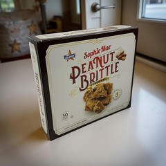 Sophie Mae Handmade Peanut Brittle, Nostalgic Candy, Giftable 4 Oz, 3 Boxes