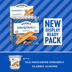 Originali Classic Almond Biscotti Cookies – Individually Wrapped Italian Coffee