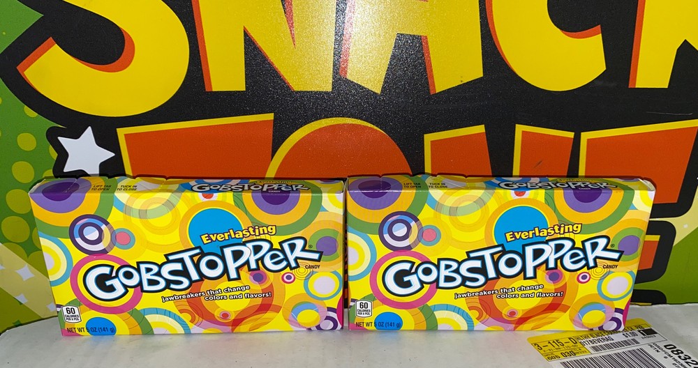 2 packs ~ Everlasting Gobstopper Jawbreaker Candy, 5 oz Box