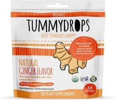 Organic Ginger Drops Resealable Bag 33 Count Delicious Gluten Free Treats