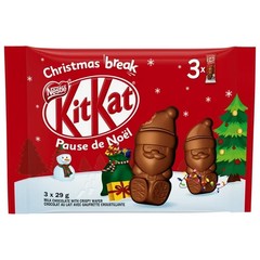Kit Kat Chocolate Santa 29g X 3″ Holiday Milk Chocolate