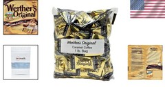 Enjoy 14+ Flavors of Werther’s Candy – 1 lb Individually Wrapped Treats