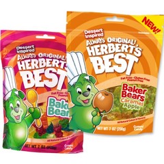 3x Herbert’s Best Planet Gummi Gummy Candy Fat Free Snack Treats Lot 2.6oz