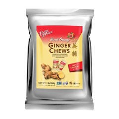 Blood Orange Ginger Chews- 1 Lb-Natural Ginger Candy-Soft Sweets-Prince of Peace