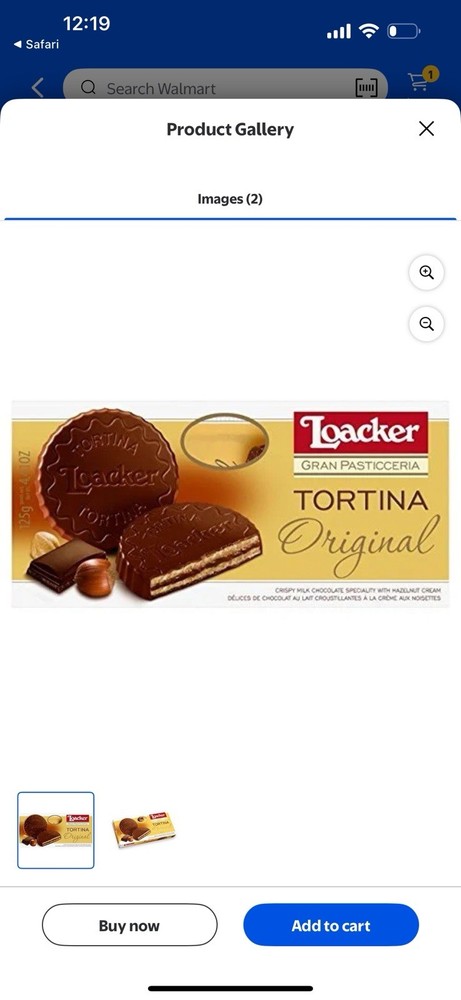 Loacker Tortina Original Box (6pk) 126g