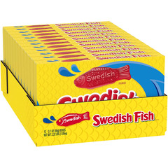 SWEDISH FISH Soft & Chewy Candy Bulk Candy 12 – 3.1 Oz Boxes