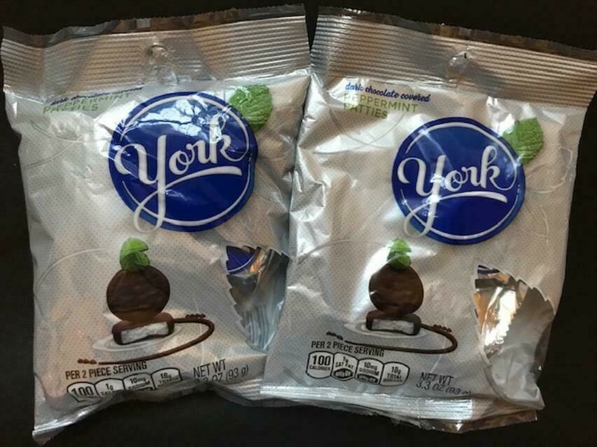 YORK Peppermint Patties- Dark Chocolate Covered Peppermint Patties- {2 BAGS}