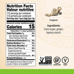 CHIMES ORIGINAL Ginger Chews (1-Pound 1 LB BAG) Premium 1 Pound (Pack of 1)