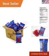 Licorice Twists, Red Flavor, Soft & Chewy Candy, 4 Ounce Pack of 24
