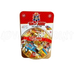 Tom & Jerry Bubble Gum 300 pcs Tutti Frutti Retro Cartoon Candy 47.62oz 1350g