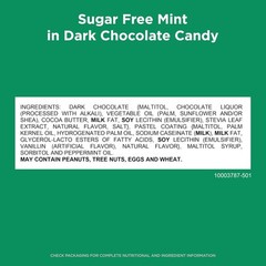 RUSSELL STOVER Sugar Free Dark Chocolate Mint Patties Candy – 4.5 oz Bag