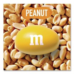 M & M’s Milk Chocolate Candies, Milk Chocolate and Peanuts, 38 oz Bag