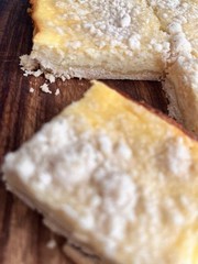 Ricotta Crumb Bars * Italian Style Crumb Topped Cheesecake Bars Various Flavors