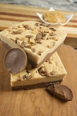 “Uncle Adam’s Fudge” PEANUT BUTTER & CHOCOLATE FUDGE (1.5 pounds)