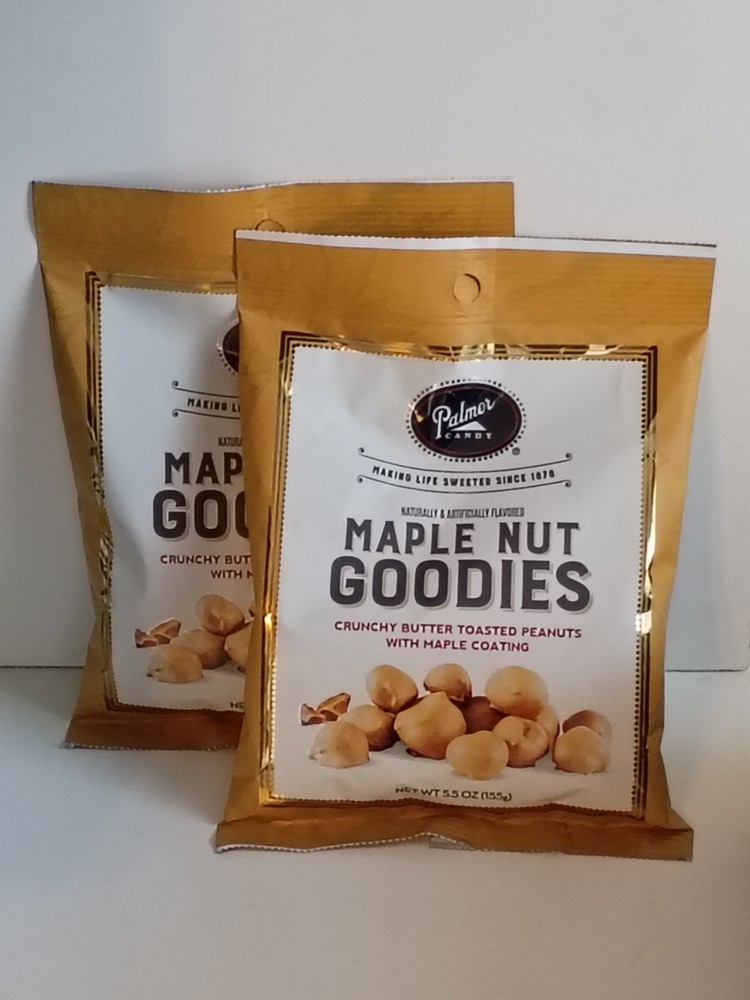Palmer Candy MAPLE NUT GOODIES Crunchy Butter Toasted Peanuts WITH MAPLE COATING