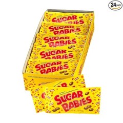 SUGAR BABIES CARAMEL COVERED CHEWY CANDY – 24 count