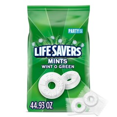 Life Savers Wint-O-Green Breath Mint Hard Candy, Party Size – 44.93 oz