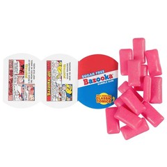 Bazooka Sugar-Free Bubble Gum Pellets Bag – 120 Count Bulk Gum, Original Flavor