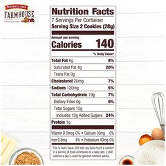 Farmhouse Thin & Crispy Toffee Milk Chocolate Cookies, 6.9 Ounce Bag (Pack of 2)