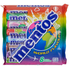 World Flavours I 8 Rolls of Different Flavored Chewy Dragees I 300G 10.5 Ounce T