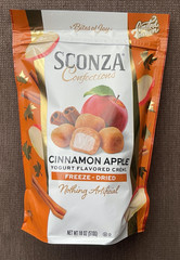 Sconza Confections Cinnamon Apple Yogurt Flavored Creme Freeze – Dried 18 OZ