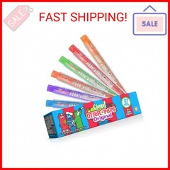 Otter Pops, Giant Original 5.5oz, 27 Ice Pops, Six Zippy Flavors,Gluten Free