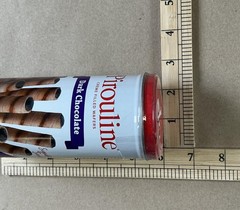 Lot Of 12 Pirouline Dark Chocolate Creme Filled Rolled Wafers 3.25oz Cans 3/26