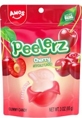 AMOS Peelerz Cherry Gummy Candy – 3 oz – VIRAL – TikTok Trending – LIMITED