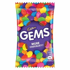 Cadbury Gems Chocolate, 84 X 7.9g each try now best product+free shipping