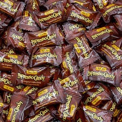 Espresso Candy 2lb Individually Wrapped Natural Coffee Flavor Soft Cream Hard Sh