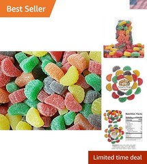 Colorful Assorted Fruit Jelly Slices – 1.5 Lb Bag – Perfect for All Ages