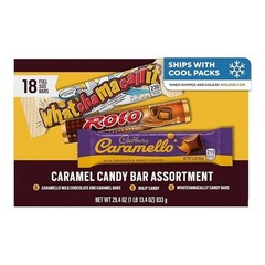Hershey Assorted Caramel Candy Box, 29.4 oz (18 Pieces)