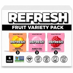 , Sugar Free, Natural, Xylitol, Long Lasting Chewing Gum, Natural Flavors, Or…
