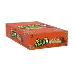 Reese’s Take 5 Candy Bars, Pretzels, Peanut Butter & Chocolate, Pack of 18 ✅✅✅