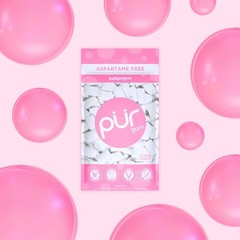 PUR Gum Aspartame Free Chewing Gum 100% Xylitol Natural,55 Pcs (Select Flavor)