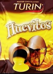 2 Pack Turin Huevitos Milk Mexican Chocolate With Eggnog Filling 600g C/U