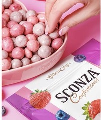 Sconza Confections Triple Berry Bites of Joy 18 Ounce Pack of 1