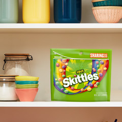 Skittles Sour Candy, Chewy Fruit Candies, Share Size, 13.7 oz Bag New