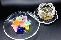 Kohakutou Jelly Candy,Edible Crystal Quartz, Japanese Kohakutou，sea glass candy