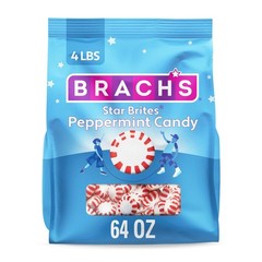 Brach’s Star Brites Peppermint Candy, Fresh Flavor, 64oz Bag^-