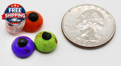 HALF POUND Bag-Assorted Bloody Mini Candy Eyeballs for School Projects 8 Ounce-E