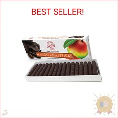 Sweet Candy Company Dark Chocolate Mango Chili Sticks – Gourmet Chocolate Covere