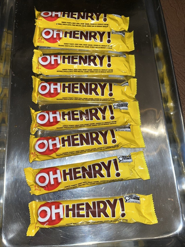 8 x OH HENRY Chocolate Candy Bar Hershey Canadian 58g each