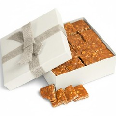 Gourmet Macadamia Brittle Gift Box – by Its Delish | Delicious Square Cut, 16 Oz