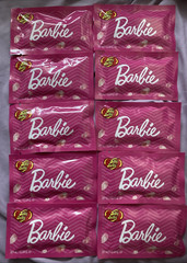Lot 10 1oz Pink Barbie Jelly Belly Individually Wrap Jelly Beans Party 12/31/27