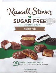 Russell Stover Sugar Free Assorted Chocolates Candy 15.7 oz Bag – 3 PACK