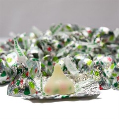 HERSHEY’S KISSES SUGAR COOKIE White Crème, Holiday Candy (4 Pound Bag) On Sale!